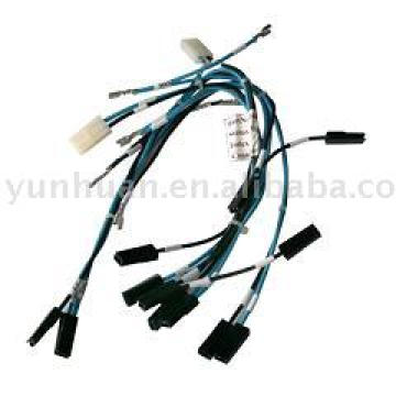 Wire assembly cable harness wiring power cords